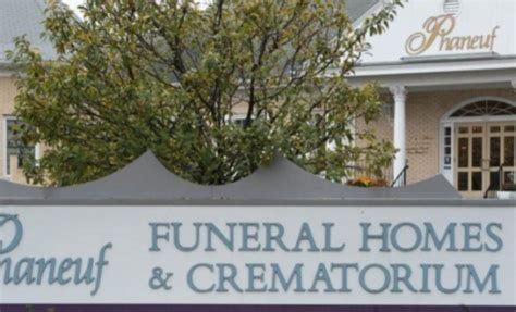Phaneuf funeral home - Services held at our Coolidge Avenue funeral home are exclusive to your service. Only one family at a time may use the building. If privacy is important to you, please consider scheduling your service at this location. 250 Coolidge Avenueu0003. Manchester, NH 03102u0003. Ph. 603-625-5777. Toll Free 1-800-Phaneuf (742-6383) 